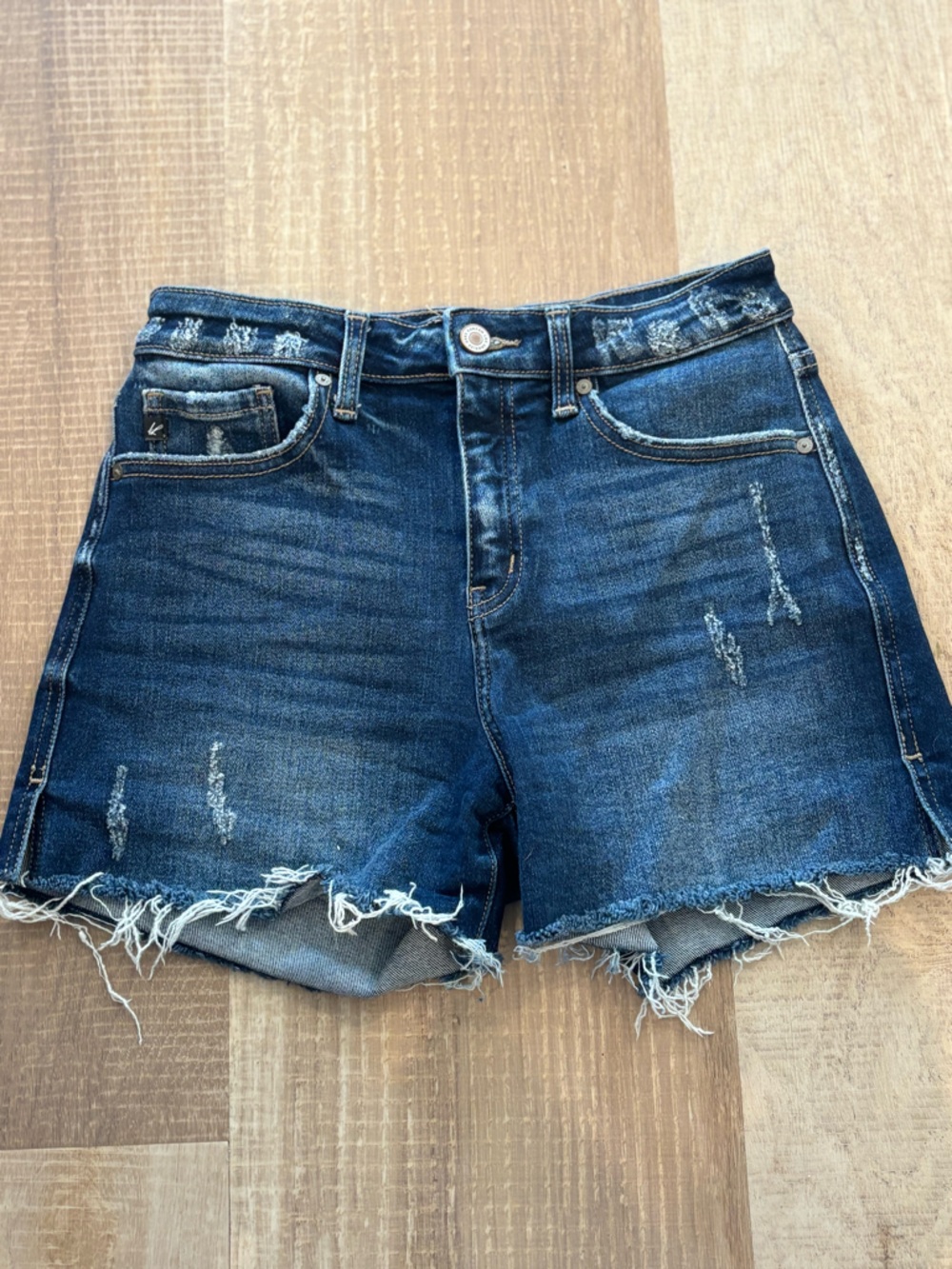 KanCan High Rise Denim Shorts